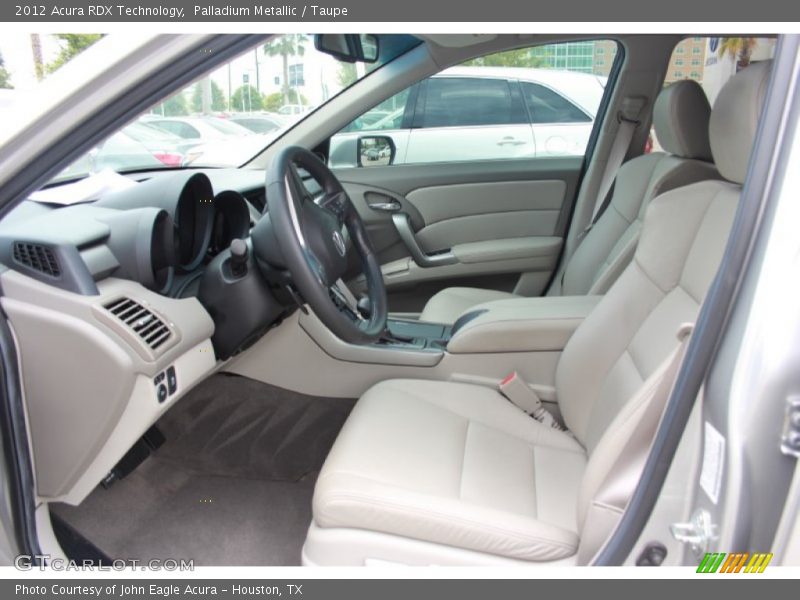  2012 RDX Technology Taupe Interior