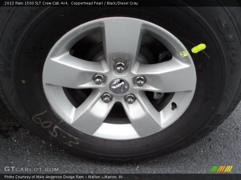 Copperhead Pearl / Black/Diesel Gray 2013 Ram 1500 SLT Crew Cab 4x4
