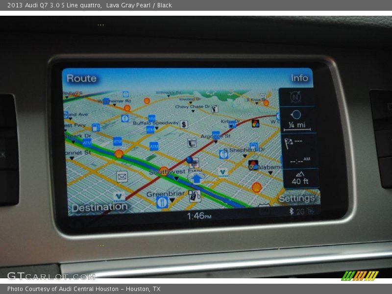 Navigation of 2013 Q7 3.0 S Line quattro