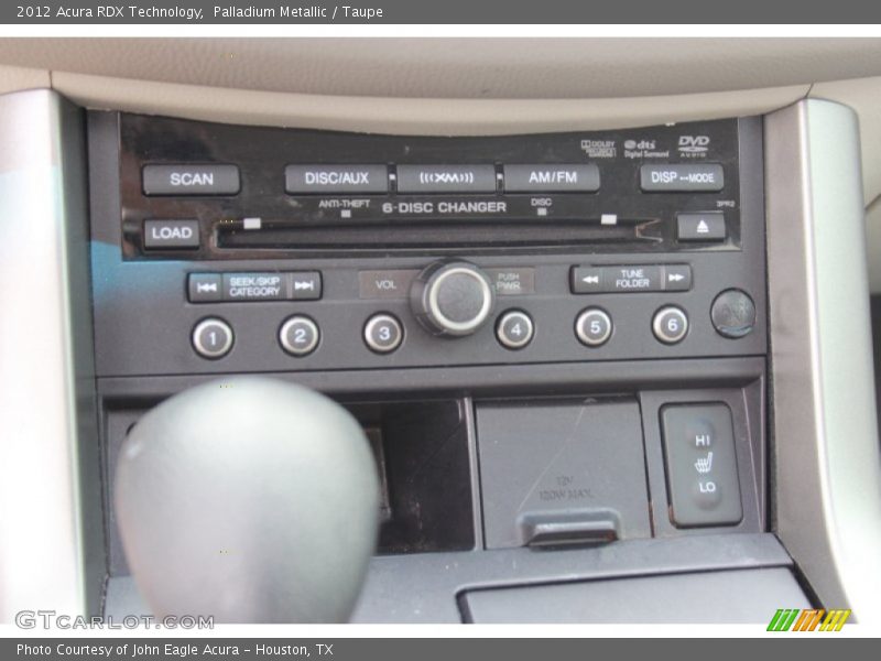 Audio System of 2012 RDX Technology
