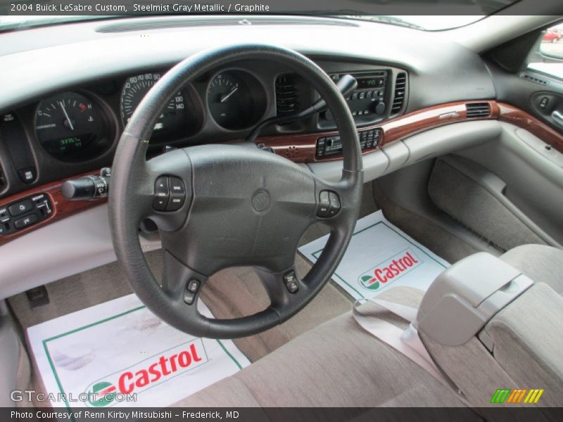 Steelmist Gray Metallic / Graphite 2004 Buick LeSabre Custom