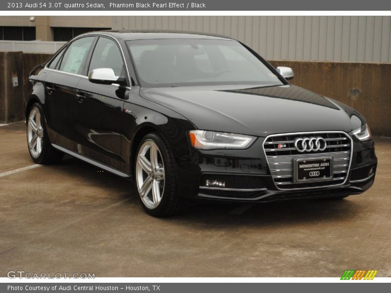 Phantom Black Pearl Effect / Black 2013 Audi S4 3.0T quattro Sedan