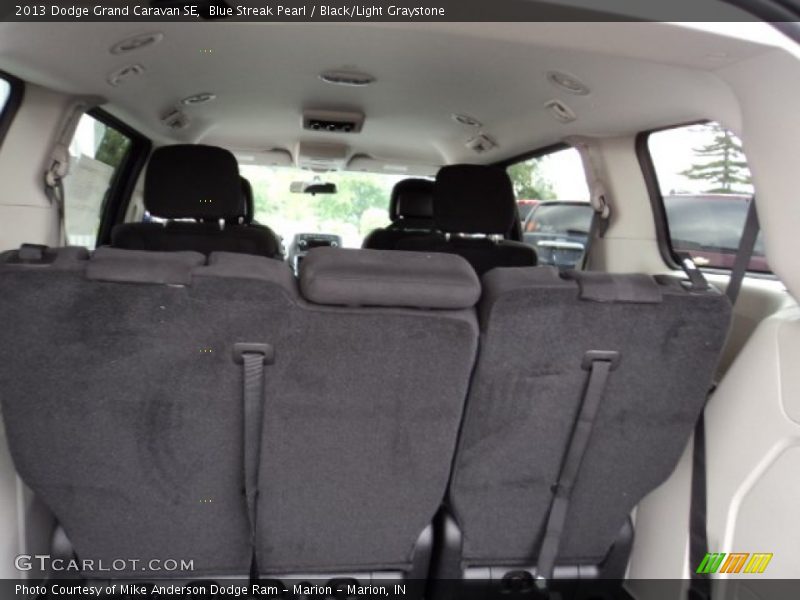 Blue Streak Pearl / Black/Light Graystone 2013 Dodge Grand Caravan SE