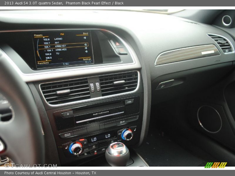 Phantom Black Pearl Effect / Black 2013 Audi S4 3.0T quattro Sedan