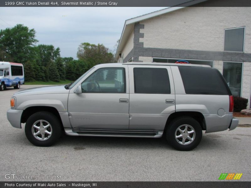 Silvermist Metallic / Stone Gray 1999 GMC Yukon Denali 4x4