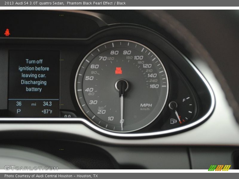 Phantom Black Pearl Effect / Black 2013 Audi S4 3.0T quattro Sedan