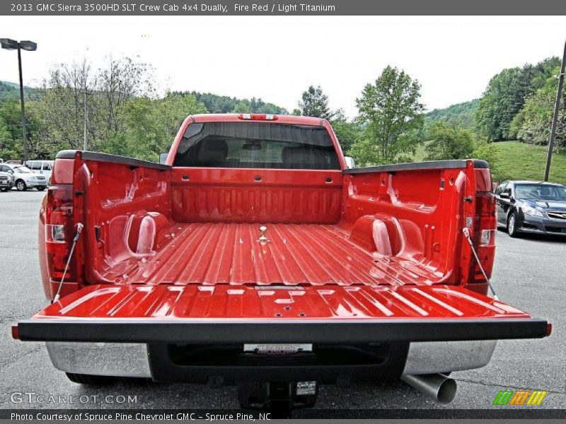 Fire Red / Light Titanium 2013 GMC Sierra 3500HD SLT Crew Cab 4x4 Dually