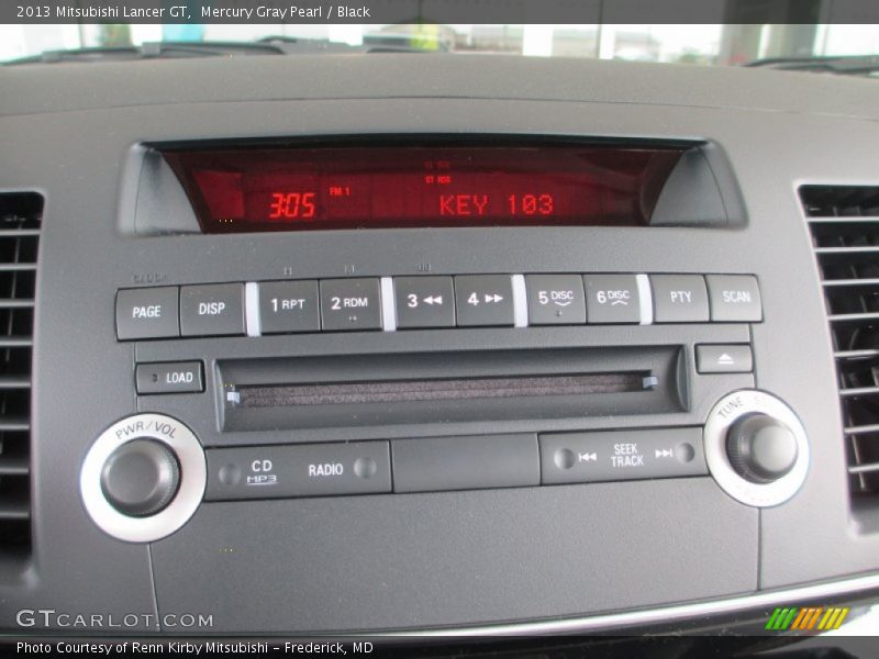 Audio System of 2013 Lancer GT
