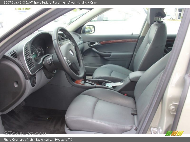  2007 9-3 2.0T Sport Sedan Gray Interior