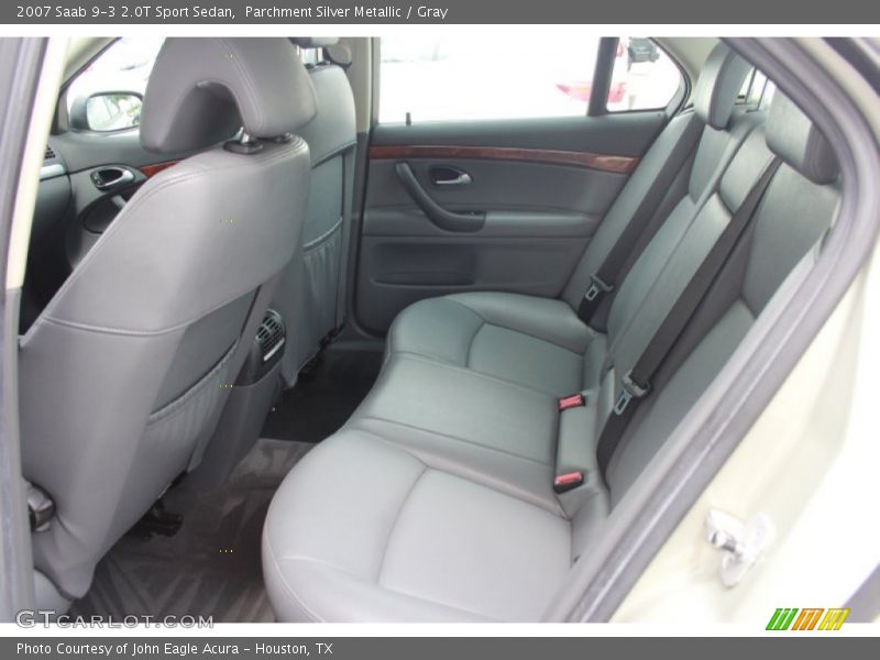 Rear Seat of 2007 9-3 2.0T Sport Sedan