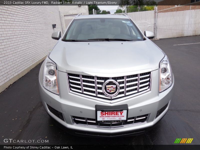 Radiant Silver Metallic / Light Titanium/Ebony 2013 Cadillac SRX Luxury FWD