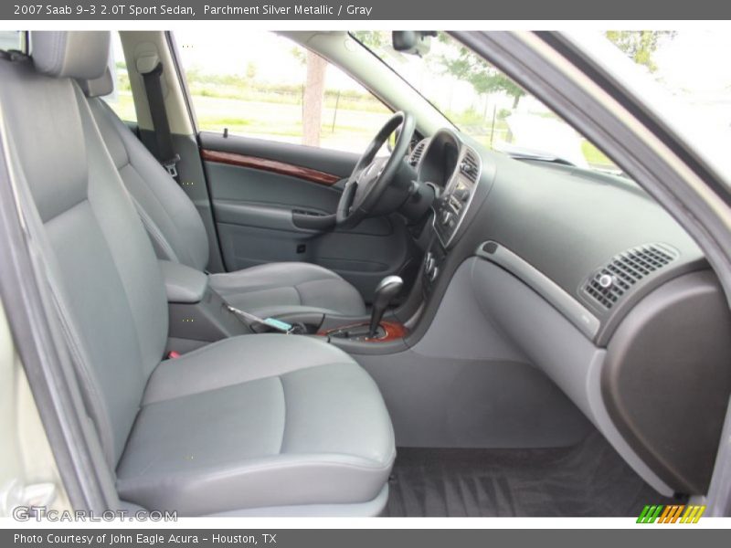 Front Seat of 2007 9-3 2.0T Sport Sedan