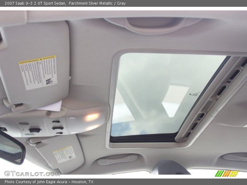 Parchment Silver Metallic / Gray 2007 Saab 9-3 2.0T Sport Sedan