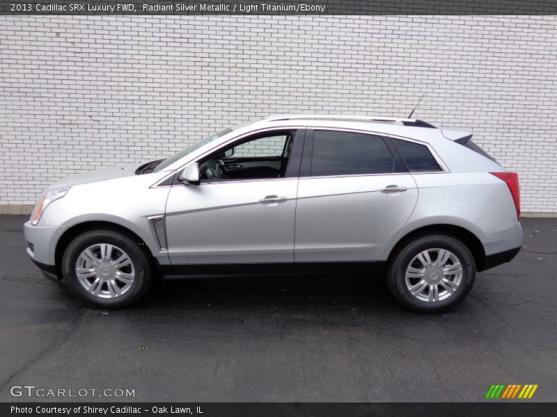 Radiant Silver Metallic / Light Titanium/Ebony 2013 Cadillac SRX Luxury FWD