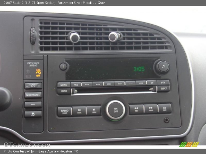 Controls of 2007 9-3 2.0T Sport Sedan