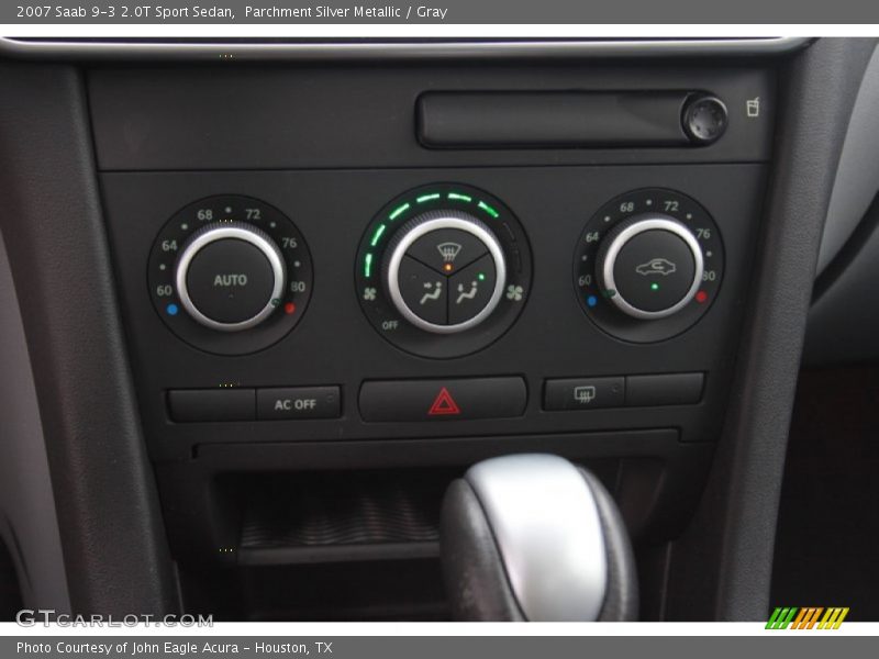 Controls of 2007 9-3 2.0T Sport Sedan
