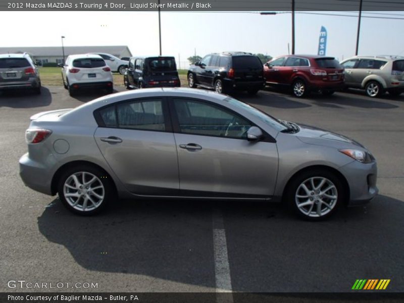 Liquid Silver Metallic / Black 2012 Mazda MAZDA3 s Touring 4 Door