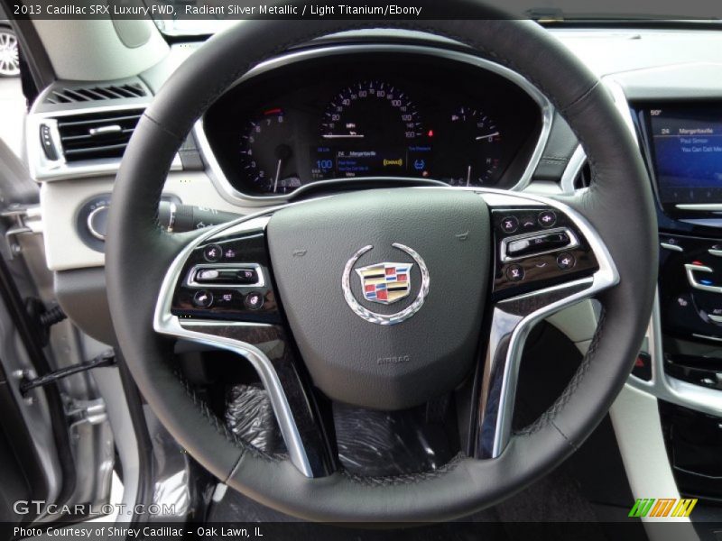 Radiant Silver Metallic / Light Titanium/Ebony 2013 Cadillac SRX Luxury FWD