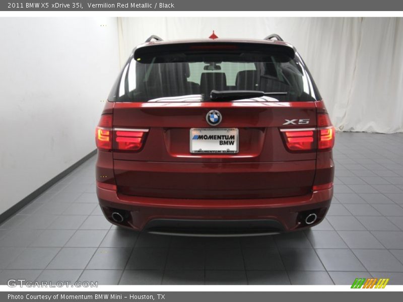 Vermilion Red Metallic / Black 2011 BMW X5 xDrive 35i