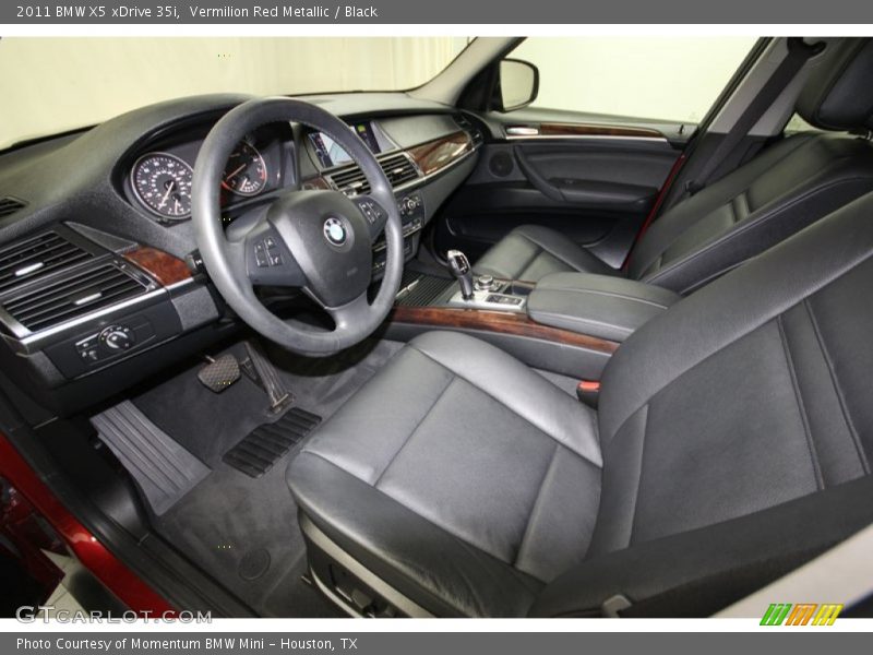 Vermilion Red Metallic / Black 2011 BMW X5 xDrive 35i