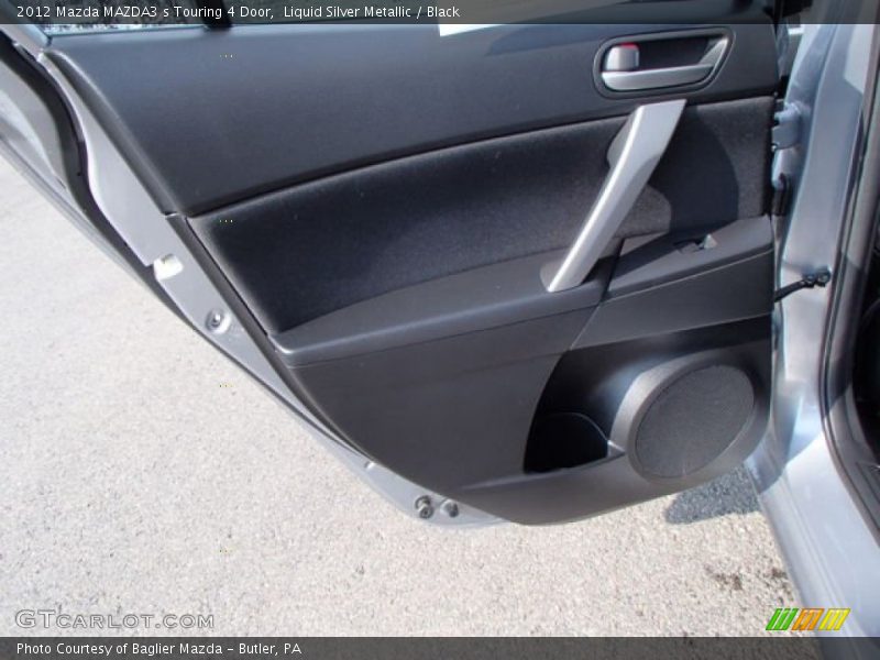 Liquid Silver Metallic / Black 2012 Mazda MAZDA3 s Touring 4 Door
