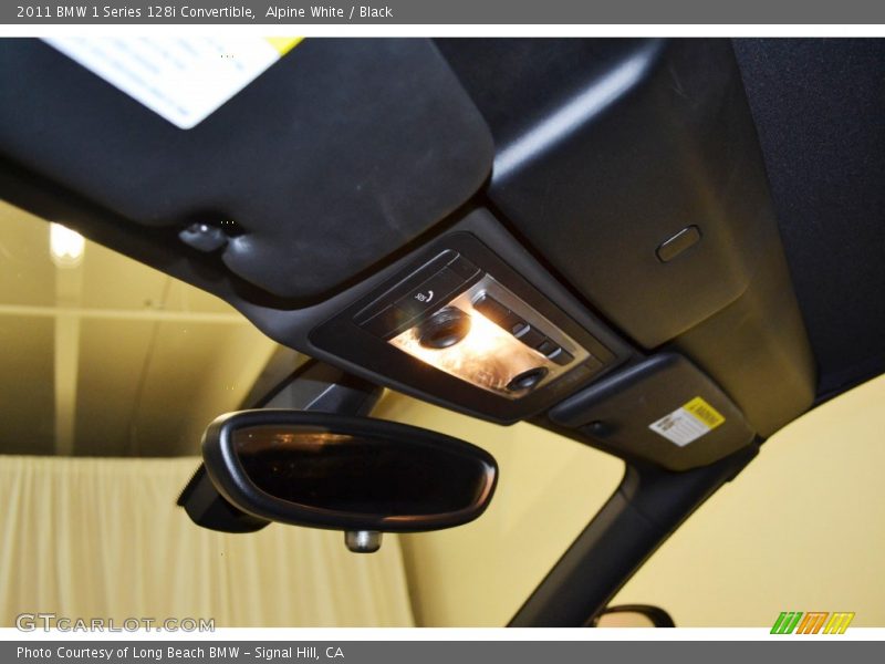 Alpine White / Black 2011 BMW 1 Series 128i Convertible