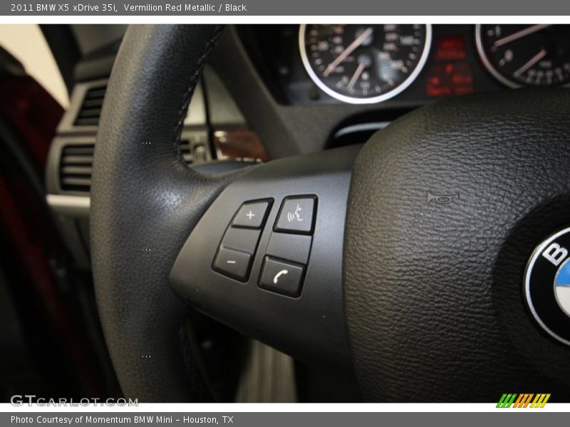 Vermilion Red Metallic / Black 2011 BMW X5 xDrive 35i