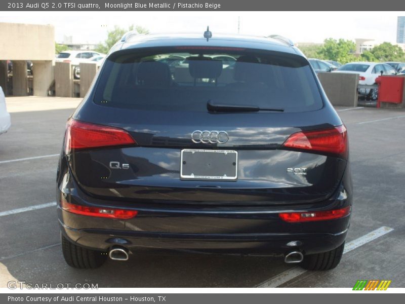 Moonlight Blue Metallic / Pistachio Beige 2013 Audi Q5 2.0 TFSI quattro
