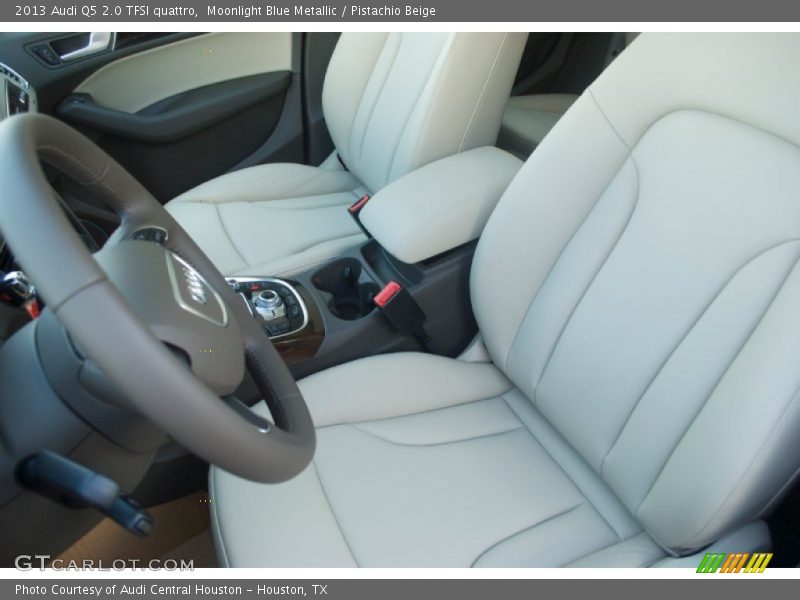 Moonlight Blue Metallic / Pistachio Beige 2013 Audi Q5 2.0 TFSI quattro