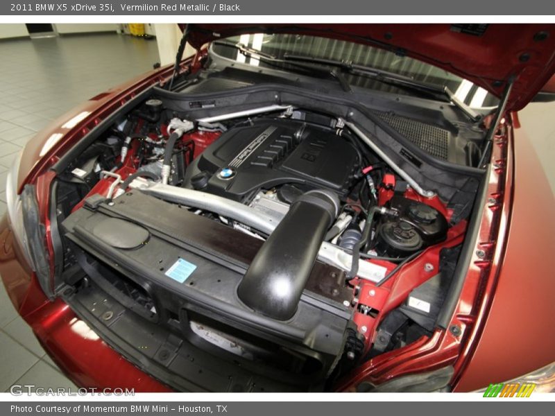 Vermilion Red Metallic / Black 2011 BMW X5 xDrive 35i