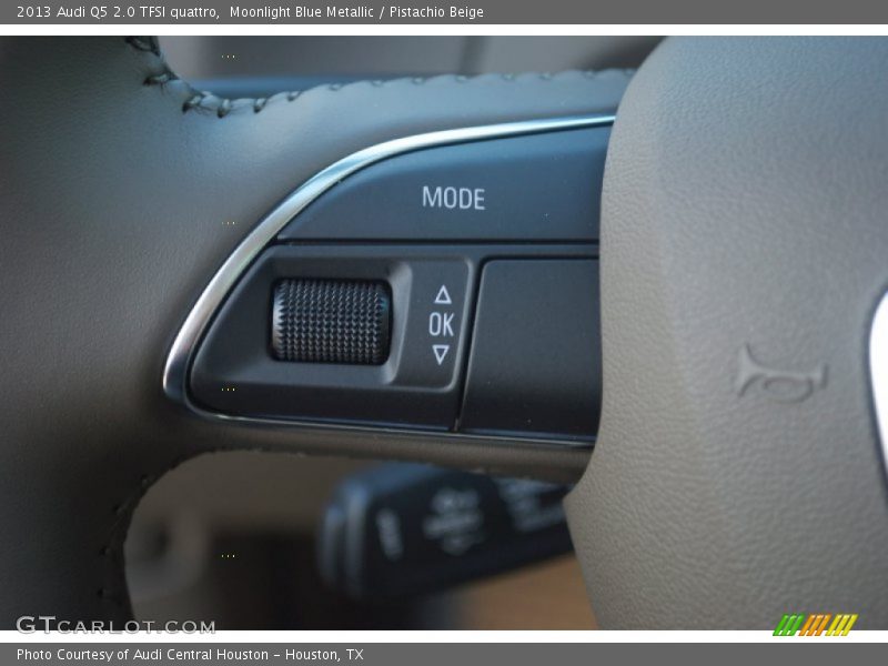 Moonlight Blue Metallic / Pistachio Beige 2013 Audi Q5 2.0 TFSI quattro