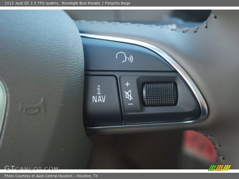 Moonlight Blue Metallic / Pistachio Beige 2013 Audi Q5 2.0 TFSI quattro