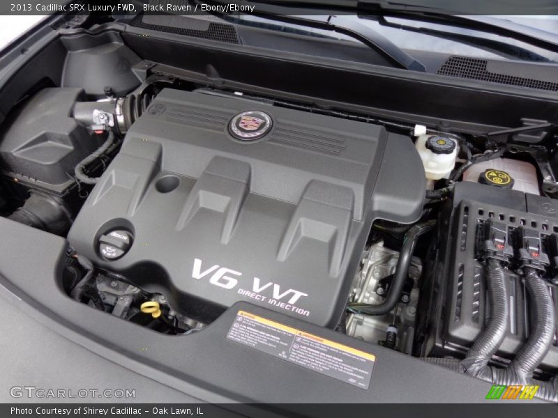 Black Raven / Ebony/Ebony 2013 Cadillac SRX Luxury FWD