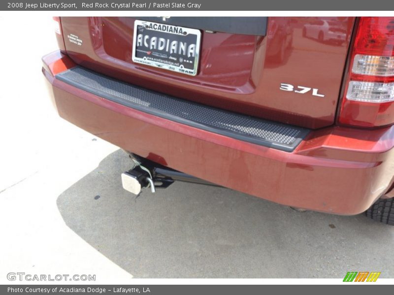 Red Rock Crystal Pearl / Pastel Slate Gray 2008 Jeep Liberty Sport