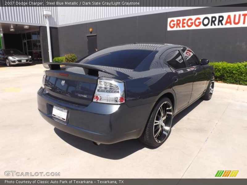 Steel Blue Metallic / Dark Slate Gray/Light Graystone 2007 Dodge Charger