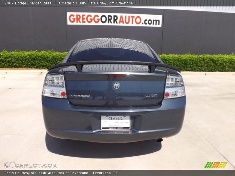 Steel Blue Metallic / Dark Slate Gray/Light Graystone 2007 Dodge Charger
