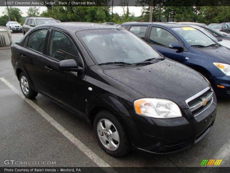 Black / Charcoal Black 2007 Chevrolet Aveo LS Sedan