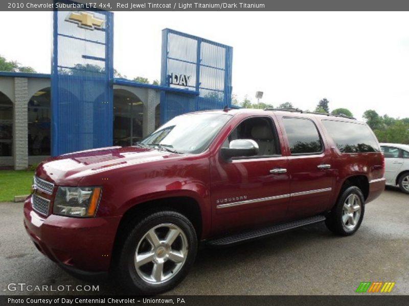Red Jewel Tintcoat / Light Titanium/Dark Titanium 2010 Chevrolet Suburban LTZ 4x4