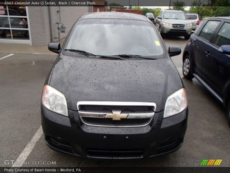 Black / Charcoal Black 2007 Chevrolet Aveo LS Sedan