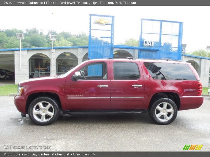 Red Jewel Tintcoat / Light Titanium/Dark Titanium 2010 Chevrolet Suburban LTZ 4x4