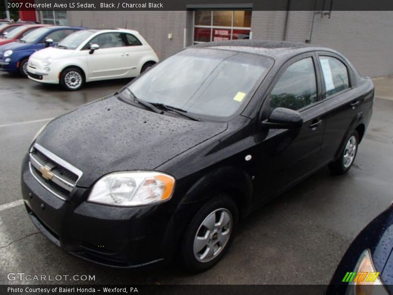 Black / Charcoal Black 2007 Chevrolet Aveo LS Sedan