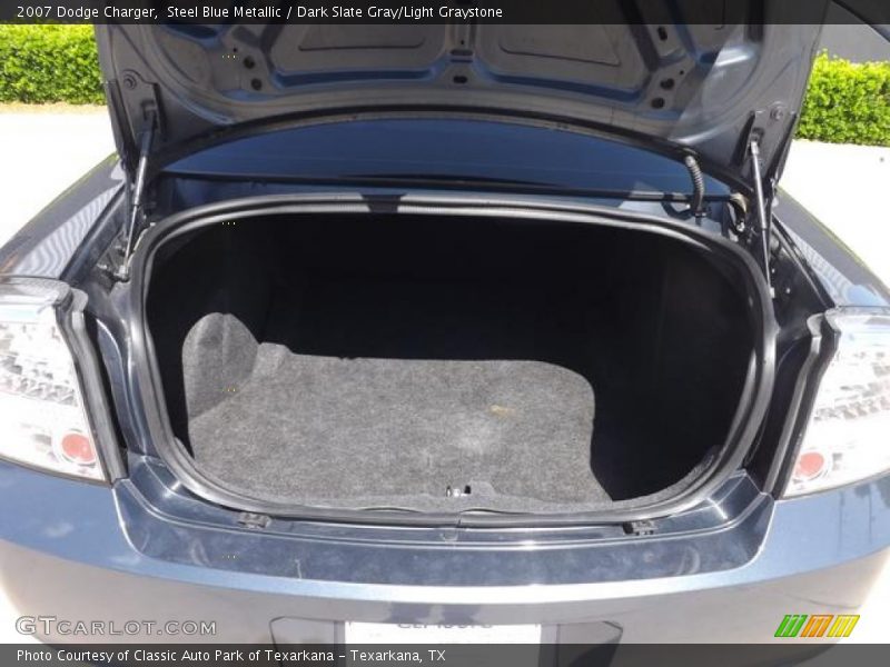 Steel Blue Metallic / Dark Slate Gray/Light Graystone 2007 Dodge Charger