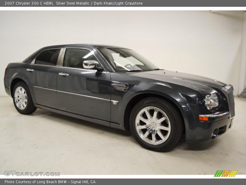 Silver Steel Metallic / Dark Khaki/Light Graystone 2007 Chrysler 300 C HEMI