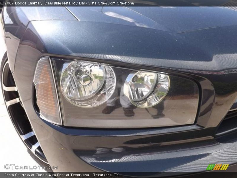 Steel Blue Metallic / Dark Slate Gray/Light Graystone 2007 Dodge Charger