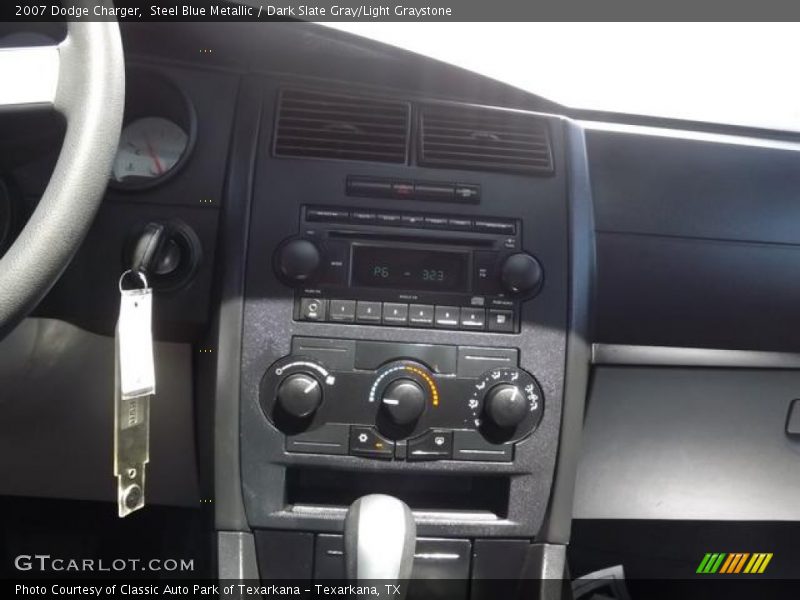 Steel Blue Metallic / Dark Slate Gray/Light Graystone 2007 Dodge Charger