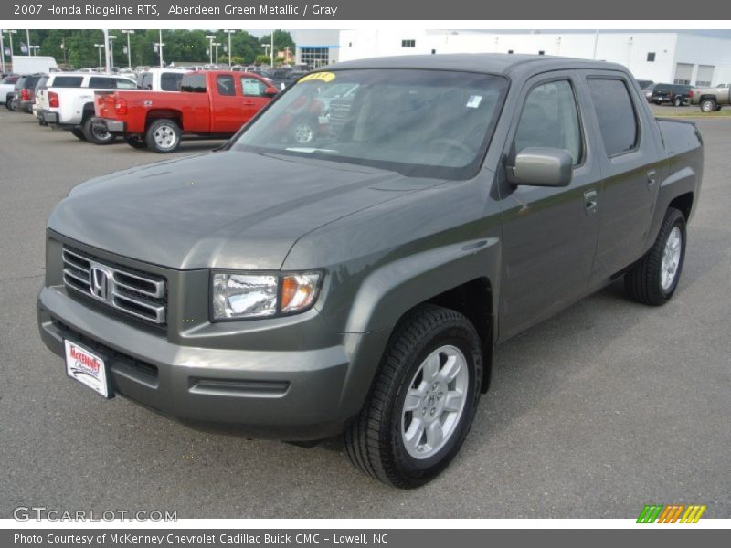 Aberdeen Green Metallic / Gray 2007 Honda Ridgeline RTS