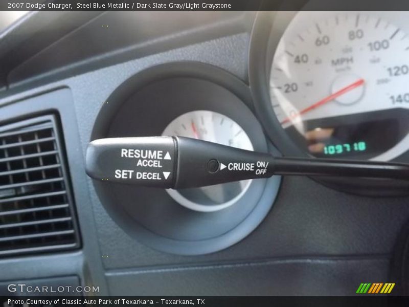 Steel Blue Metallic / Dark Slate Gray/Light Graystone 2007 Dodge Charger