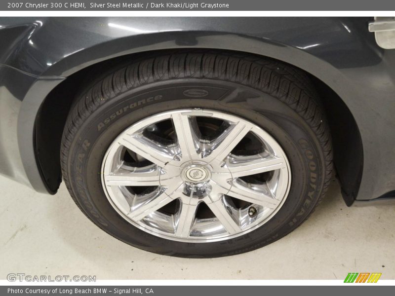 Silver Steel Metallic / Dark Khaki/Light Graystone 2007 Chrysler 300 C HEMI