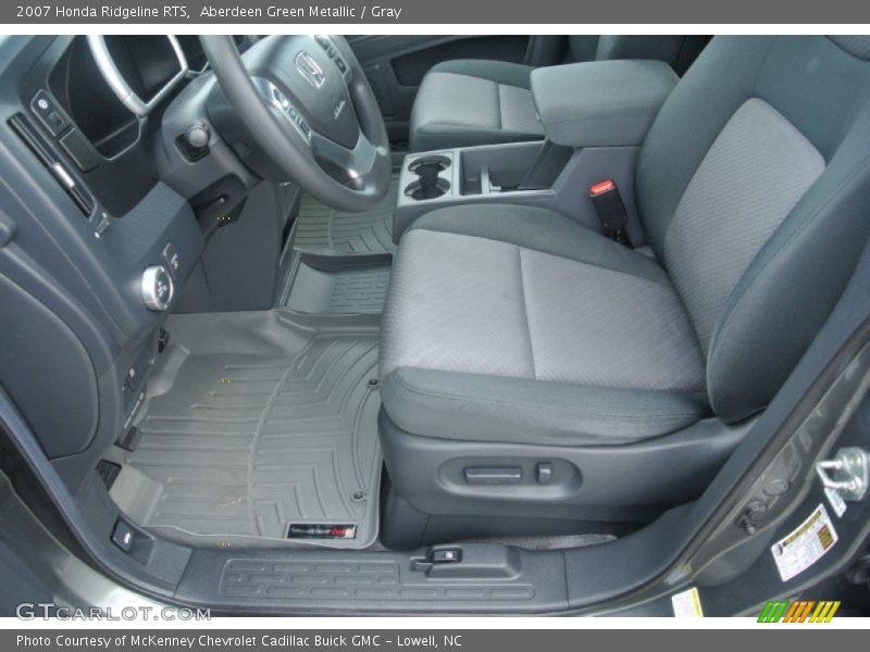 Aberdeen Green Metallic / Gray 2007 Honda Ridgeline RTS