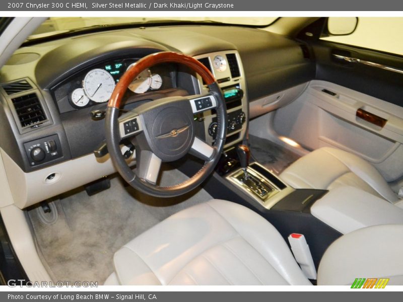 Silver Steel Metallic / Dark Khaki/Light Graystone 2007 Chrysler 300 C HEMI